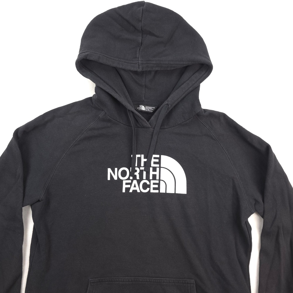 The North Face Hoodie Womens XL Black Pullover Logo Gorpcore Hiking Outdoor